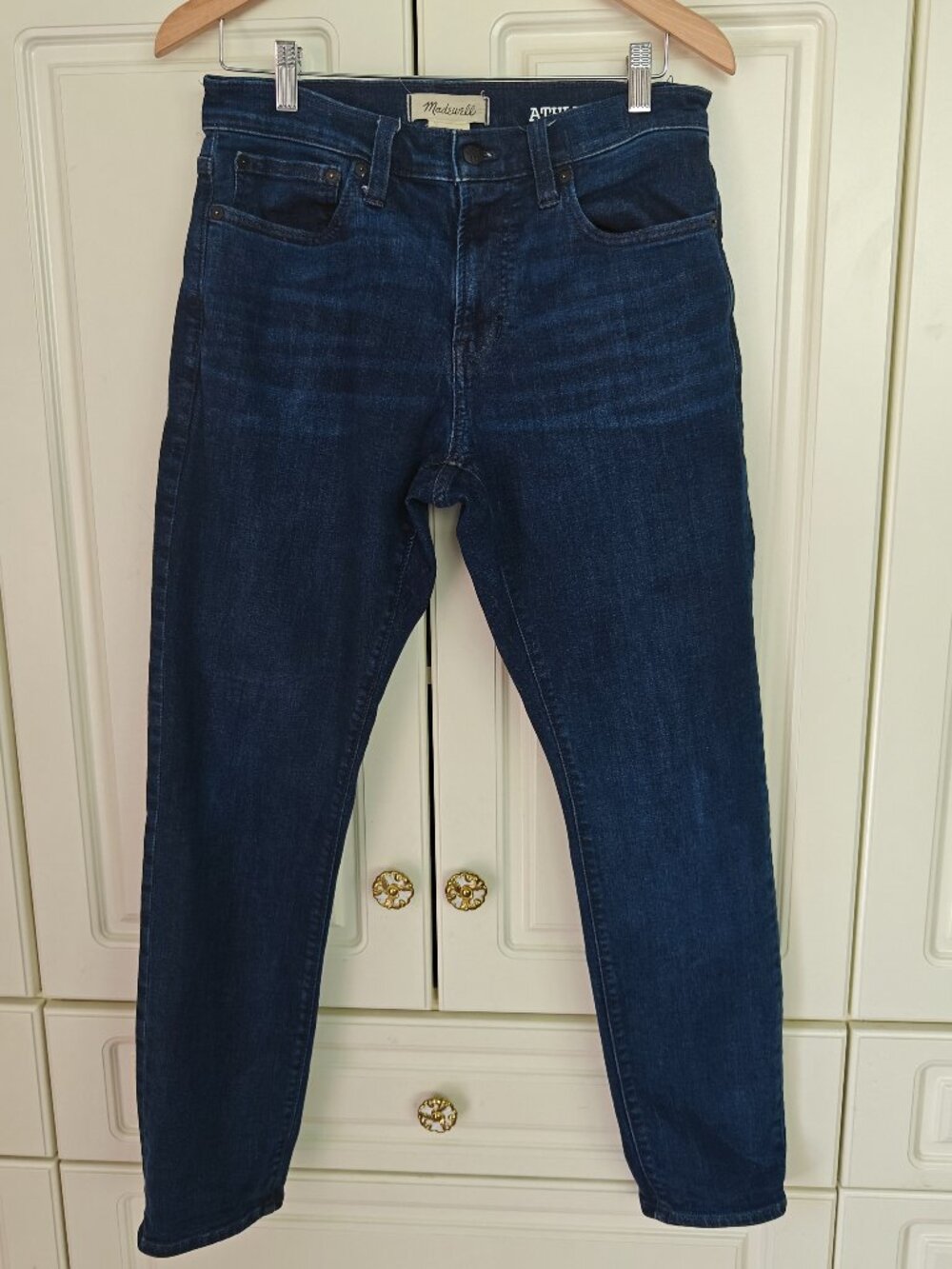 Madewell Women's Blue Jeans, Athletic Slim, Size 32 waist, 30 long